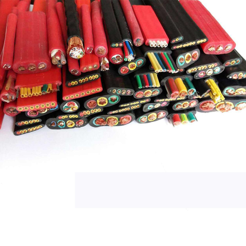 Silicone rubber insulated and sheathed flat cable YGGRB