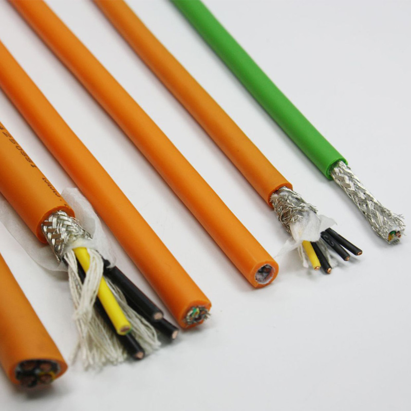 Heat-resistant halogen-free Cu-screened EMC-preferred type silicone rubber cable SiHF-C-Si