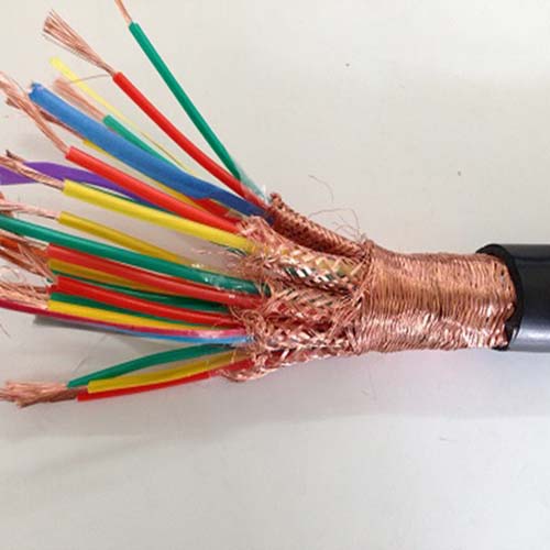 Silicone rubber instrument signal cable
