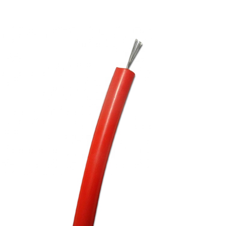 high flexible Red color AGG high voltage silicone wire/cable
